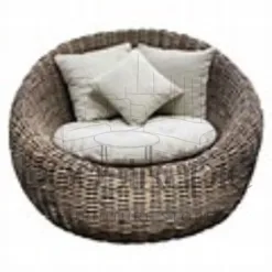 Oversized Papasan Accent Chair